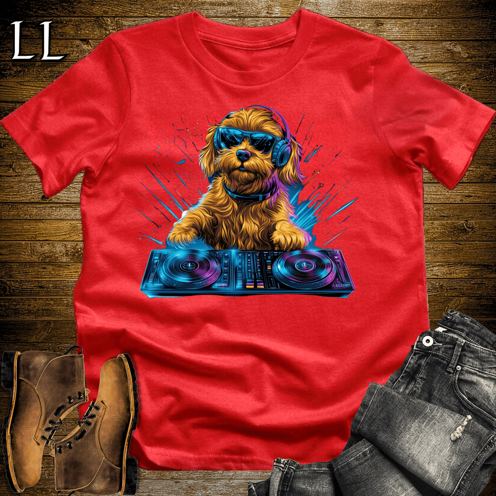 Party Animal Dj Dog - Red - LegacyLayers