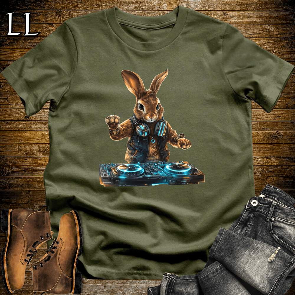 Hookah Lion Military Green | Party Animal Tee