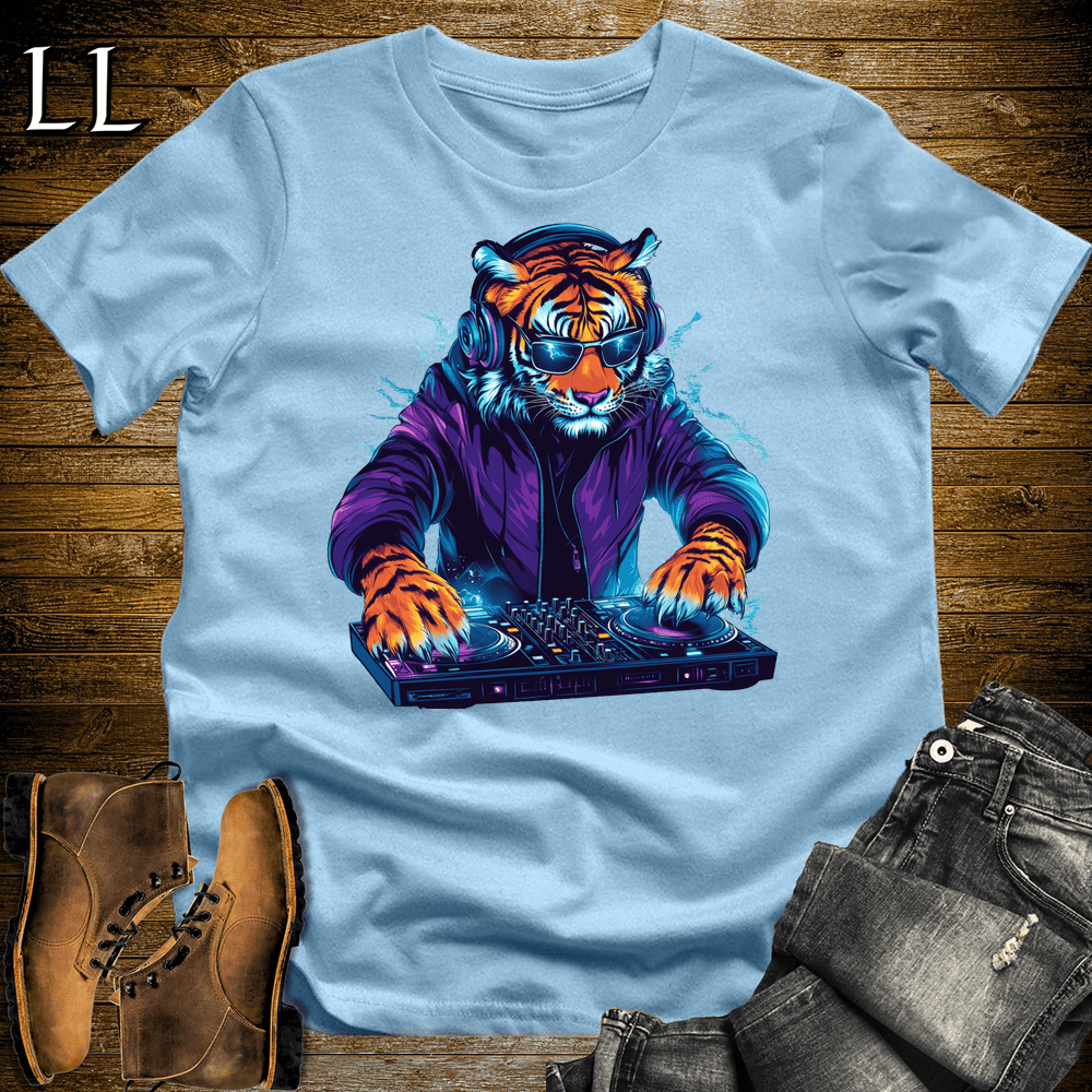 Party Animal Dj Tiger - Light Blue - LegacyLayers