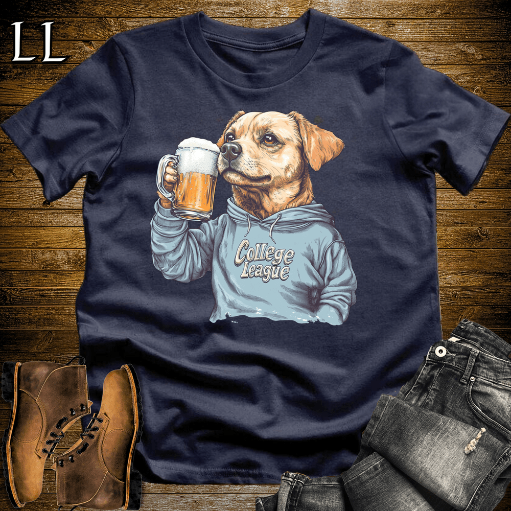 Party Animal Dog Beer Enjoyer - Navy - LegacyLayers