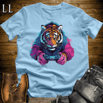 Party Animal Gaming Night Tiger Light Blue | Gaming Tiger
