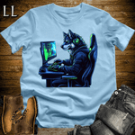 Champagne Leopard Light Blue | Party Animal Tee