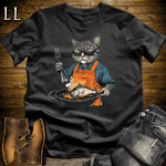 Party Animal Grill Cat White | Party Animal Tee