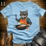 Party Animal Grill Cat Light Blue | Party Animal Tee