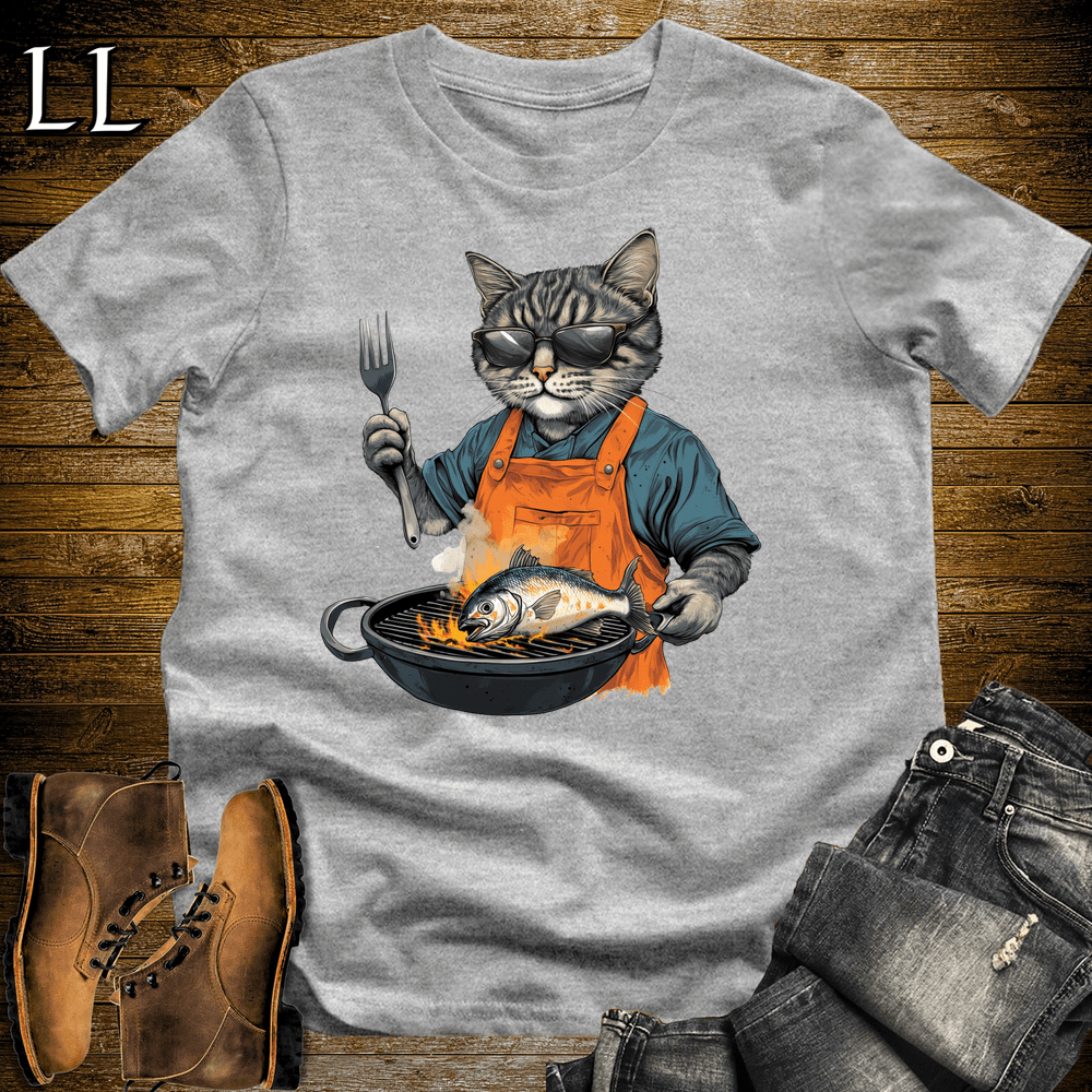 Party Animal Grill Cat Sport Grey | Party Animal Tee