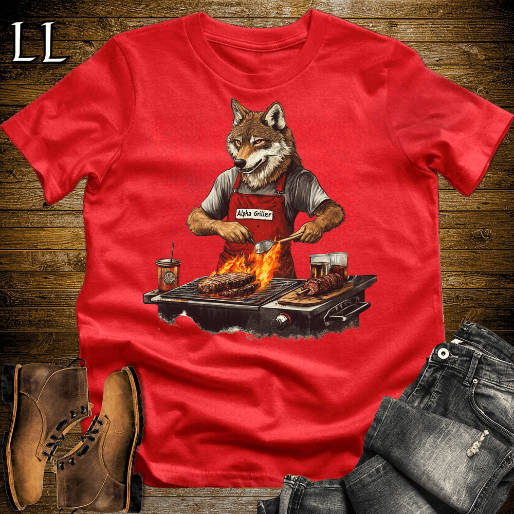 Party Animal Grill Wolf - Red - LegacyLayers