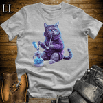 Party Animal Hookah Cat Sport Grey | Party Animal Tee