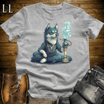 Party Animal Hookah Dog Sport Grey | Hookah Dog | Party Animal Tee