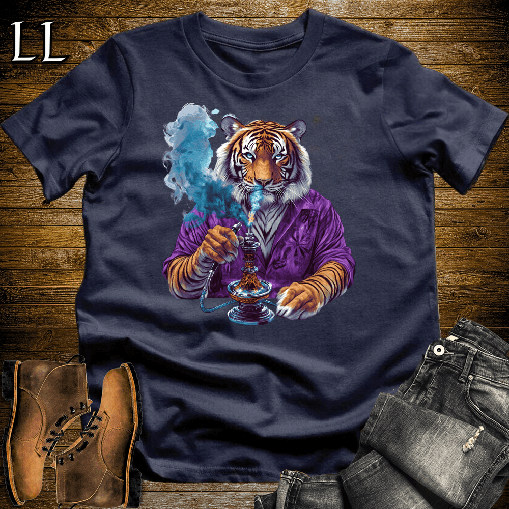 Party Animal Hookah Tiger - Navy - LegacyLayers