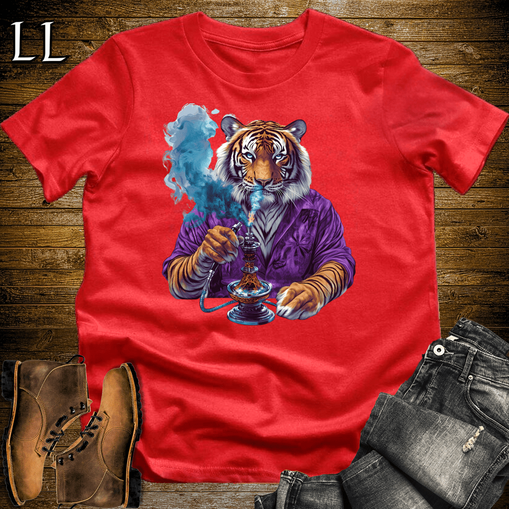 Party Animal Hookah Tiger - Red - LegacyLayers