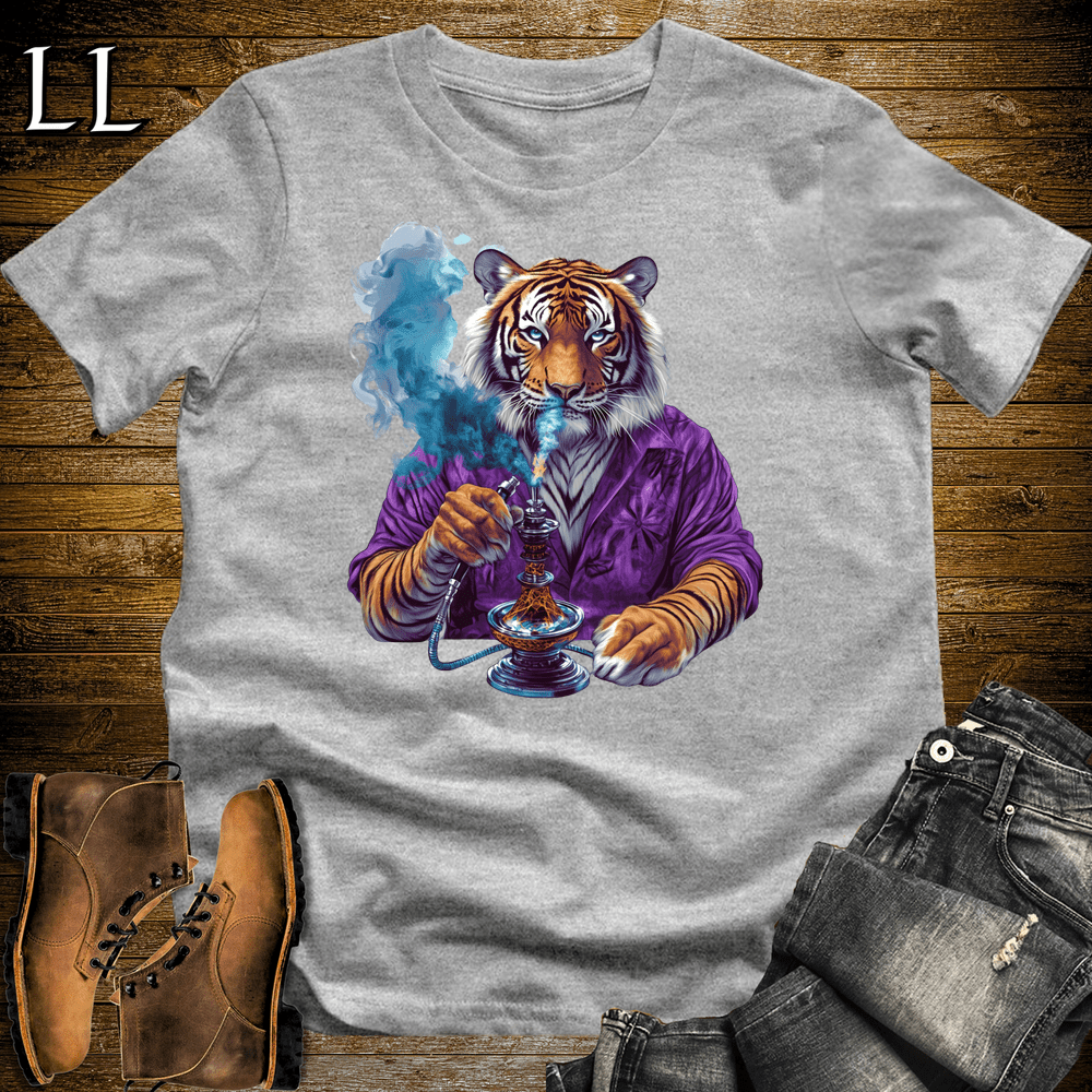 Party Animal Hookah Tiger - Sport Grey - LegacyLayers
