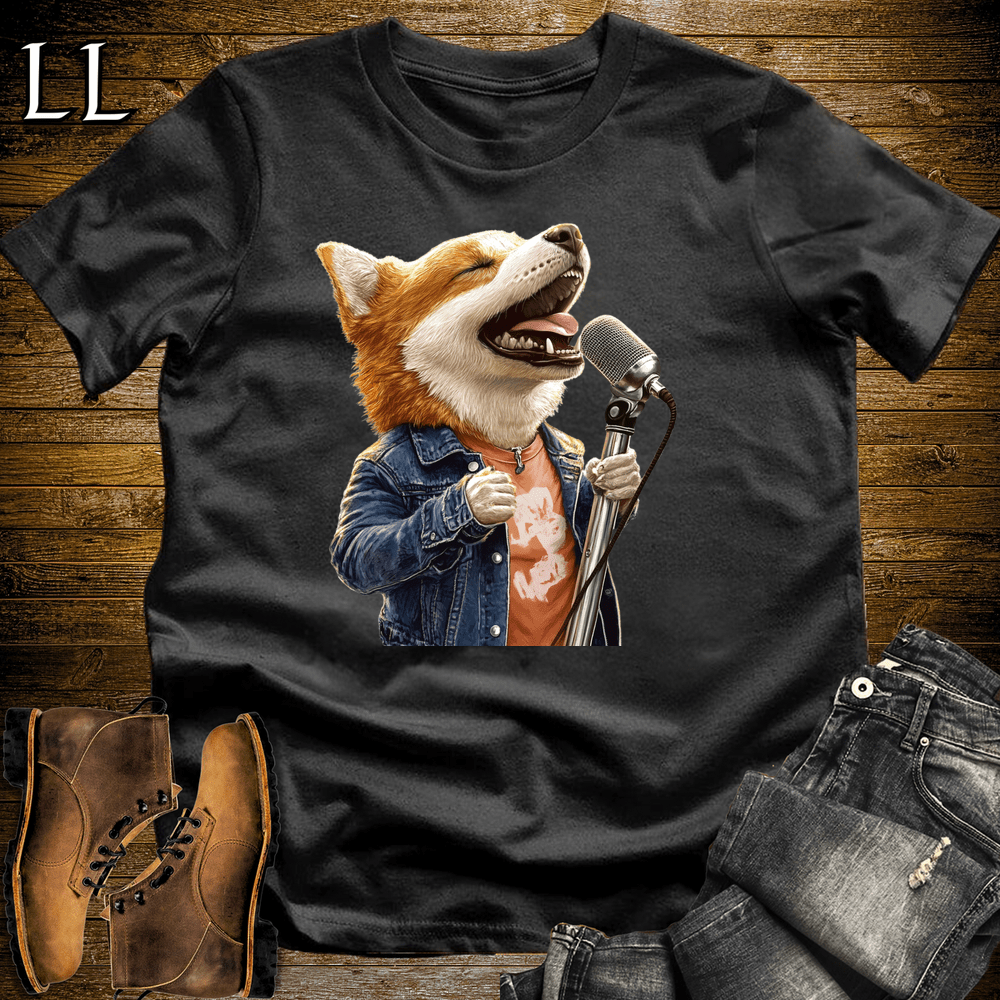 Party Animal Karaoke Dog - Black - LegacyLayers