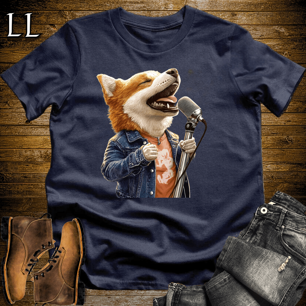 Party Animal Karaoke Dog - Navy - LegacyLayers
