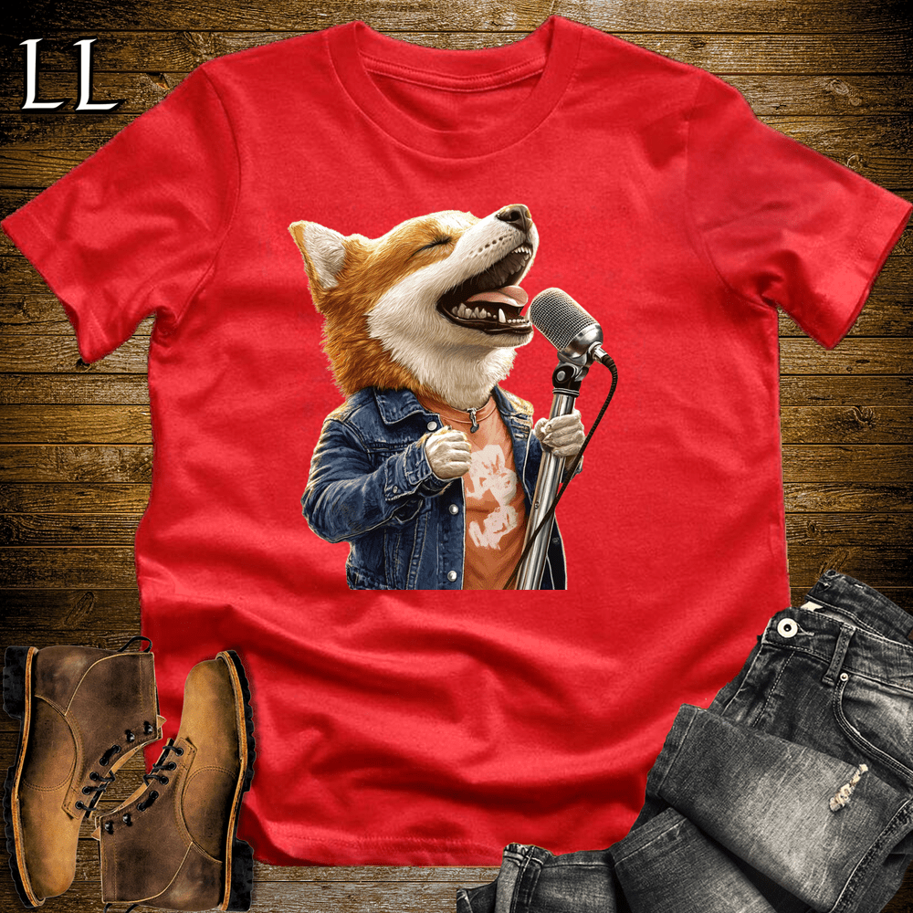 Party Animal Karaoke Dog - Red - LegacyLayers
