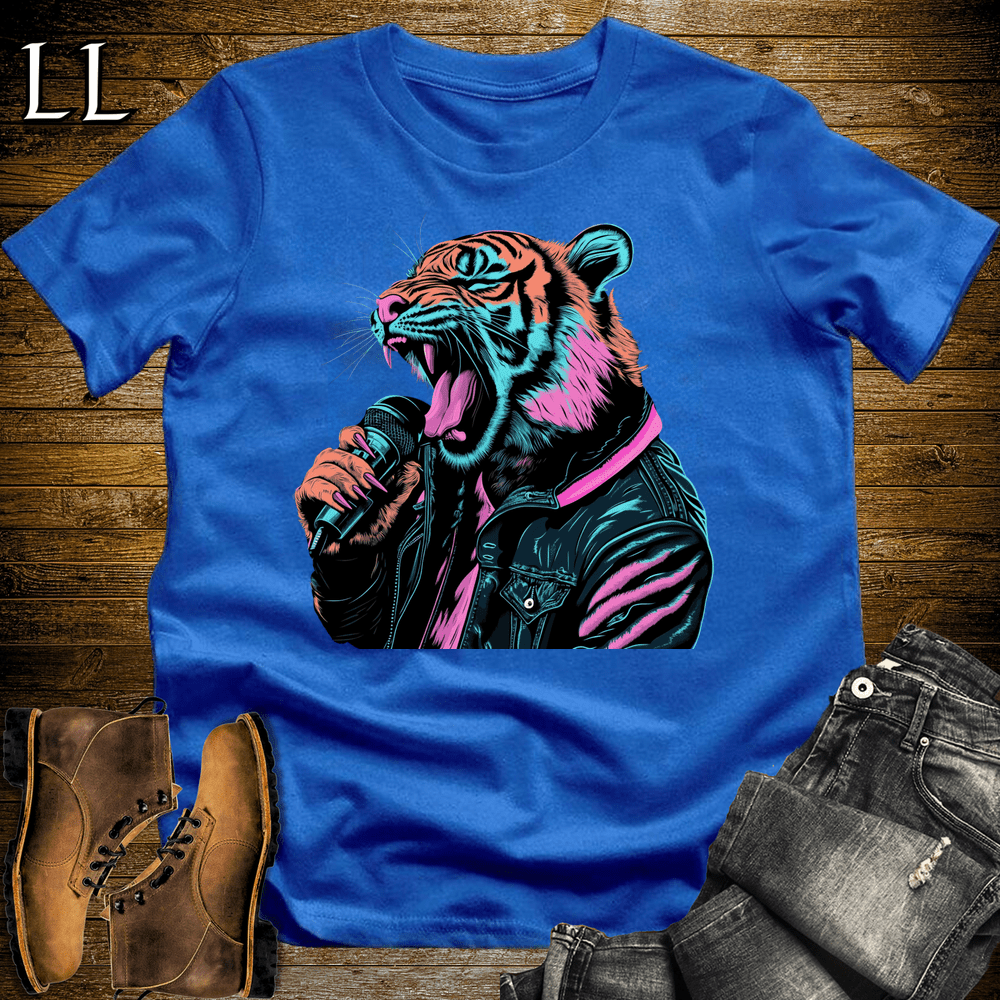 Party Animal Karaoke Tiger - Royal - LegacyLayers