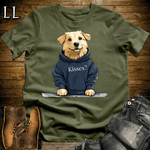 Party Animal Kisses Dog Military Green | Kisses Dog | Party Animal Tee