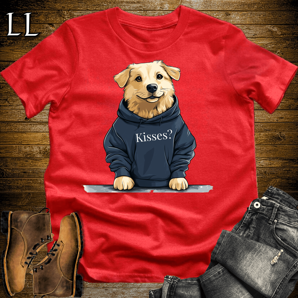 Party Animal Kisses Dog Red | Kisses Dog | Party Animal Tee
