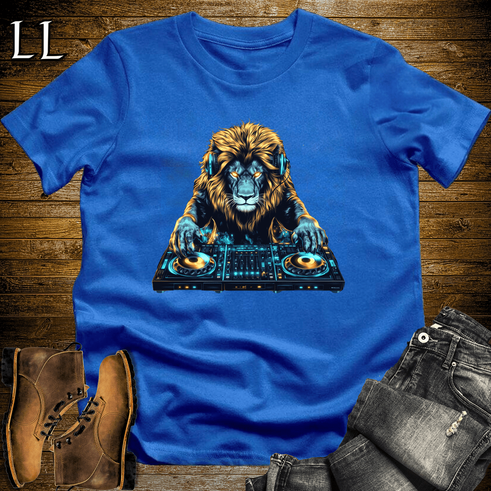 Party Animal Lion Dj - Royal - LegacyLayers