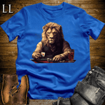 Karaoke Lion Royal Blue | Party Animal Tee