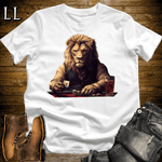 Karaoke Lion White | Party Animal Tee