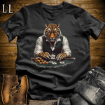 Party Animal Poker Tiger Black | Poker Tiger Tee