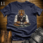 Party Animal Poker Tiger Navy | Poker Tiger Tee