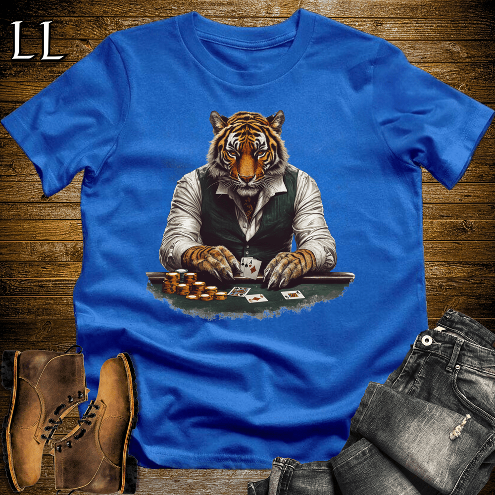 Party Animal Poker Tiger - Royal - LegacyLayers