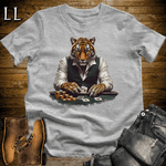 Party Animal Poker Tiger Sport Grey | Poker Tiger Tee