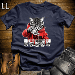 Party Animal Shots Cat Navy | Party Animal Tee