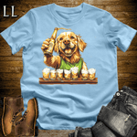 Party Animal Shots Dog Light Blue | Shots Dog | Party Animal Tee