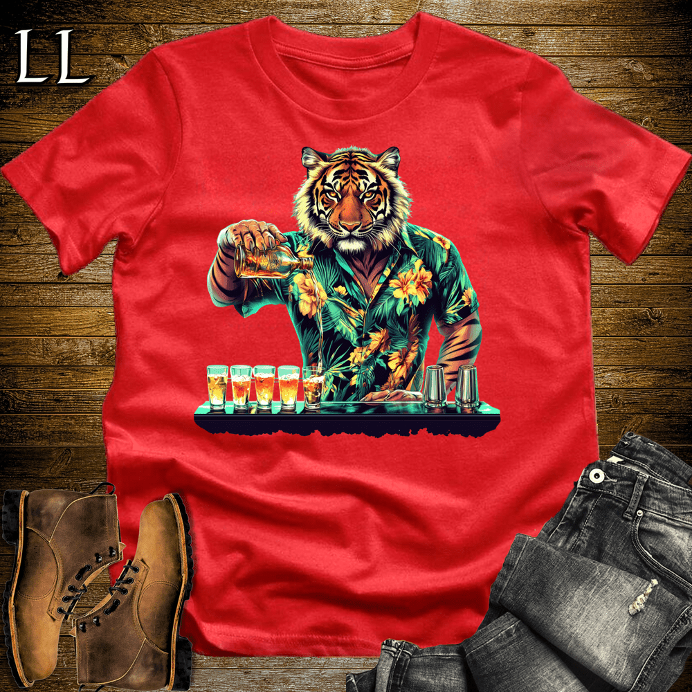 Party Animal Shots Tiger - Red - LegacyLayers