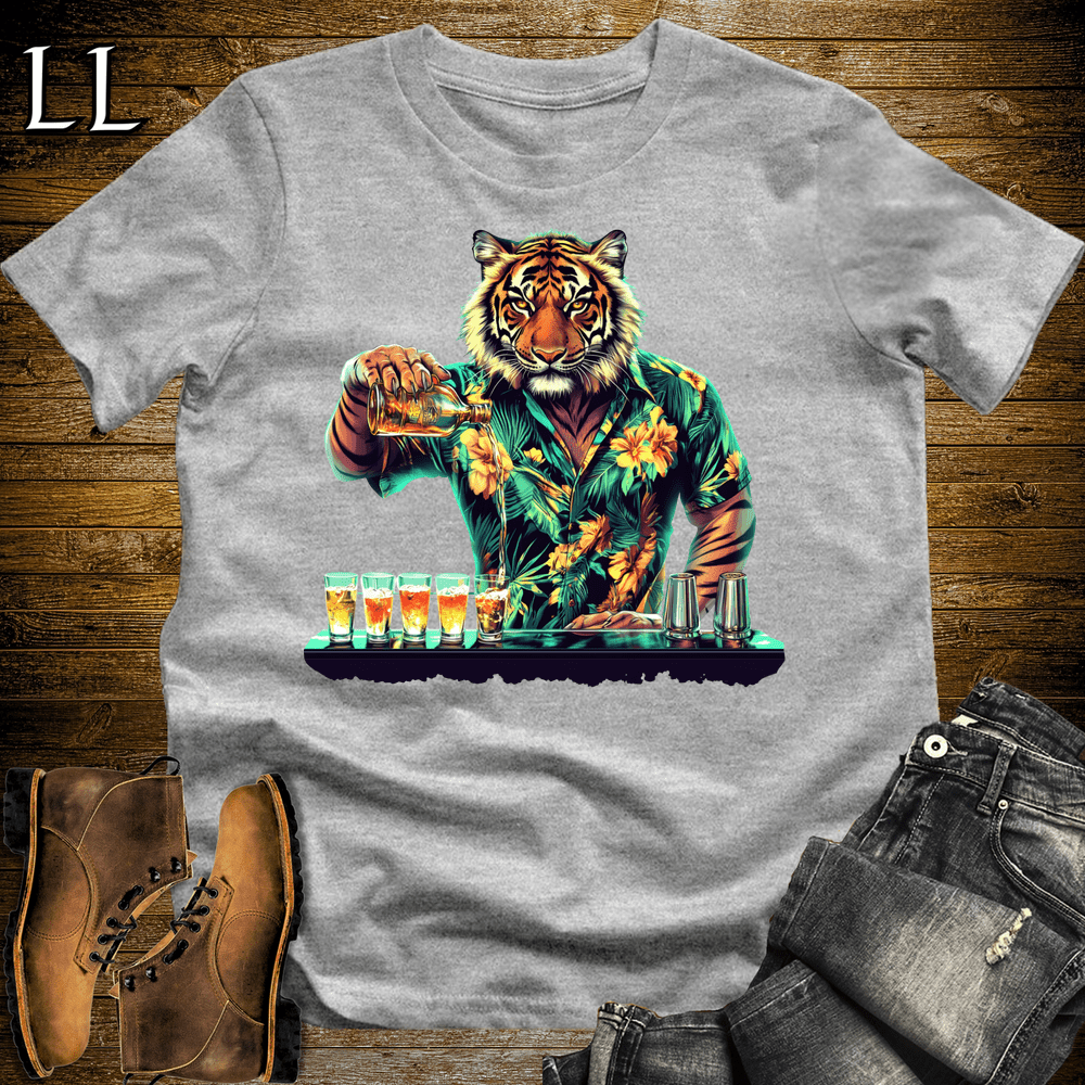 Party Animal Shots Tiger - Sport Grey - LegacyLayers