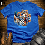 Party Animal Selfie Tiger Royal Blue | Selfie Tiger | Party Animal Tee