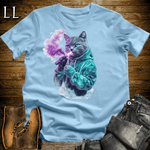 Party Animal Vape Cat Light Blue | Vape Cat Tee
