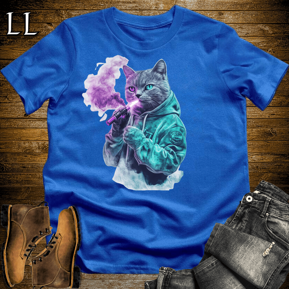 Party Animal Vape Cat Royal | Vape Cat Tee