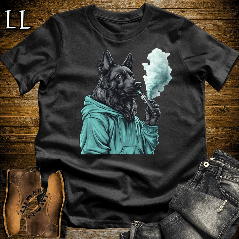 Party Animal Vape Dog Black | Vape Dog Tee