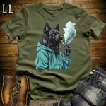 Party Animal Vape Dog Military Green | Vape Dog Tee