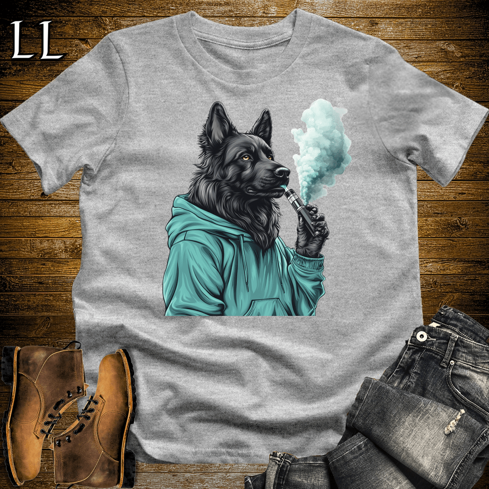 Party Animal Vape Dog Sport Grey | Vape Dog Tee