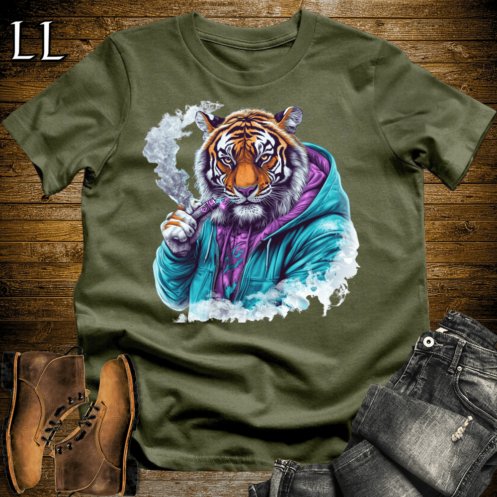 Party Animal Dancing Tiger Military Green | Dancing Tiger