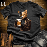 Party Animal Whiskey Cat Black | Whiskey Cat | Party Animal Tee