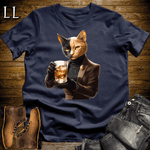 Party Animal Whiskey Cat Navy | Whiskey Cat | Party Animal Tee