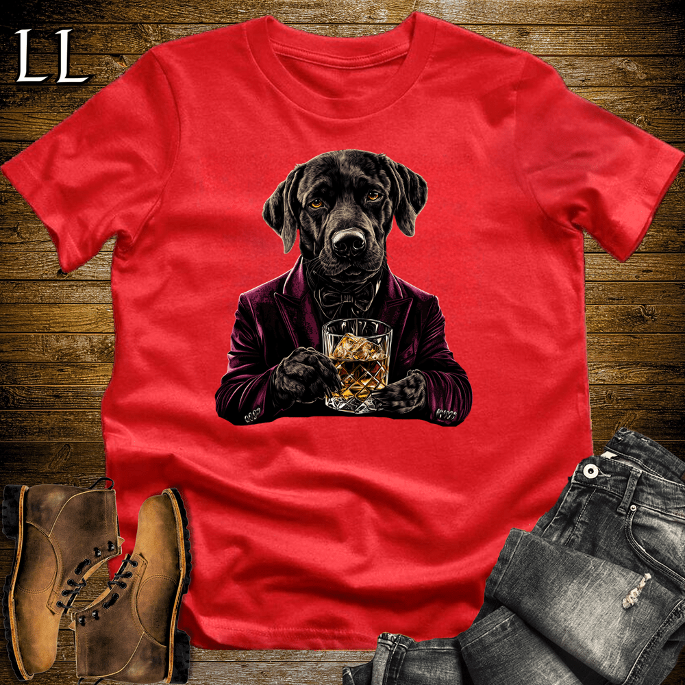 Party Animal Whiskey Dog Red | Whiskey Dog | Party Animal Tee