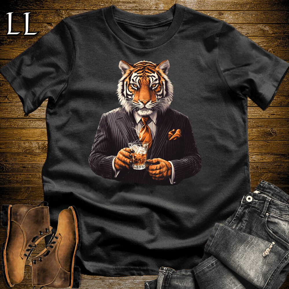 Party Animal Whiskey Tiger - Black - LegacyLayers