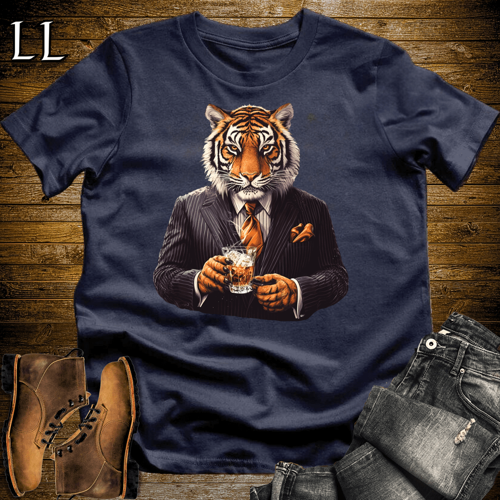 Party Animal Poker Night Tiger Navy | Poker Tiger