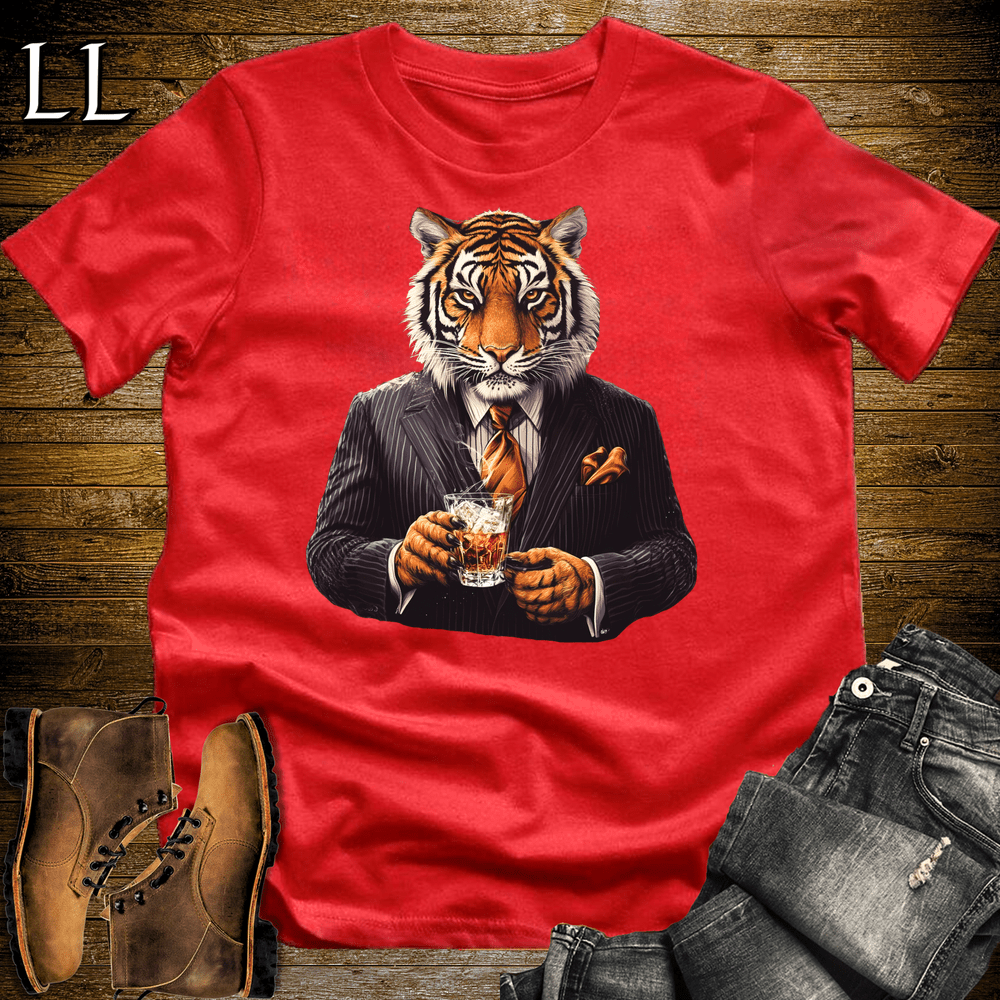Party Animal Poker Night Tiger Red | Poker Tiger
