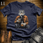 Party Animal Whiskey Wolf Navy | Whiskey Wolf Tee