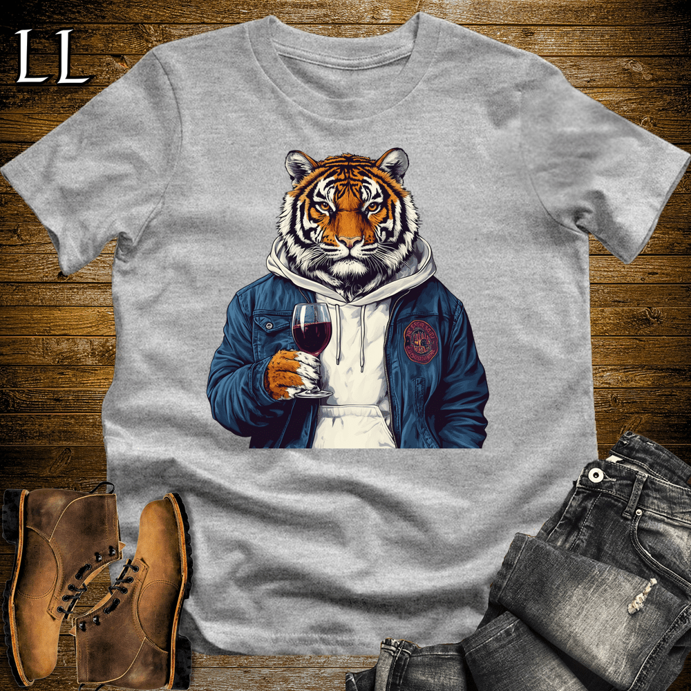 Party Animal Wine Tiger - Sport Grey - LegacyLayers