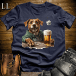 Party Animals Beer Dice Dog Navy | Beer Dice Dog | Party Animal Tee