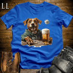 Party Animals Beer Dice Dog Royal Blue | Beer Dice Dog | Party Animal Tee