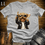 Party Animals Champagne Shower Dog Sport Grey | Champagne Dog | Party Animal Tee
